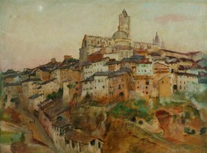 La Ville de Sienne - Annie Louisa Swynnerton