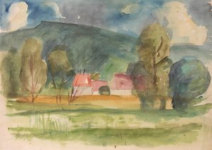 Anny Dollschein Cour isolée - Anny Dollschein
