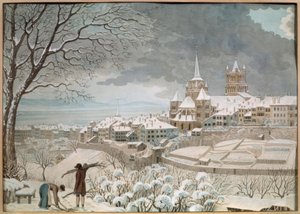 Lausanne sous la neige