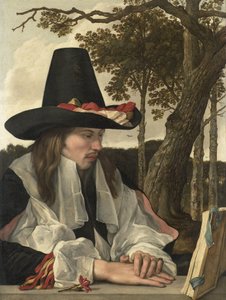 Un homme lisant - Anonymous