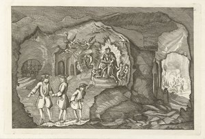 Arrivée de Daniël Raap en enfer, 1754