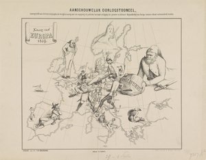 Aanschouwelijk Oorlogstooneel / Carte de l