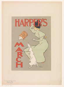 Publicité pour un numéro de mars de Harper