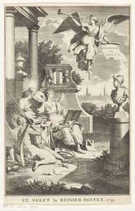 Allégorie de Delft (Description de Delft) - Anonymous
