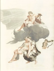Apollon sur les nuages et Jupiter avec Callisto - Anonymous
