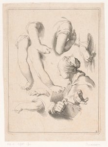 Bras et tête de femme - Anonymous