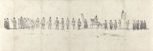 Funérailles du feu roi Guillaume II à Delft le 4 avril 1849 (feuille 3)