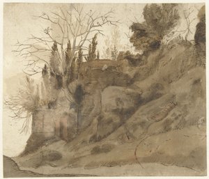 Ruine envahie par la végétation - Anonymous