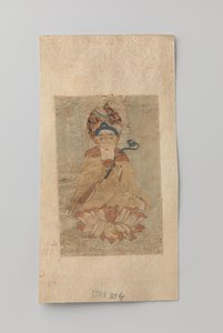 Bouddha avec un ruyi à la main, assis sur un lotus - Anonymous