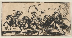 Bataille de cavalerie - Anonymous