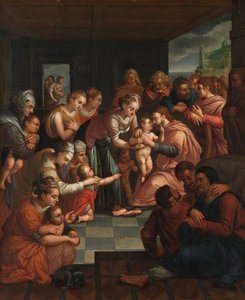 Le Christ bénissant les enfants