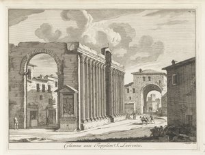 Colonnade de San Lorenzo à Rome - Anonymous