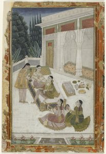 Dames sur une terrasse