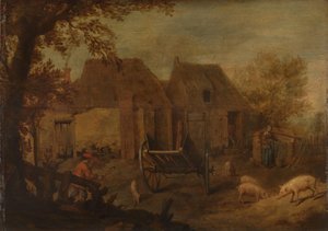 Cour de ferme - Anonymous