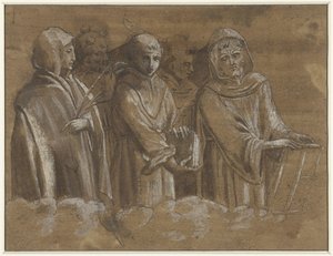 Figures de martyrs au-dessus d