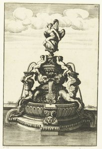 Fontaine avec Léda et le cygne (Architectura Curiosa Nova)