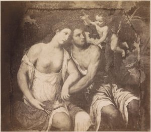 Reproduction photographique de la peinture Vénus et Adonis d