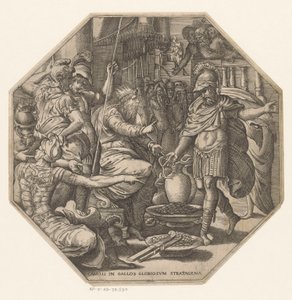 Furius Camillus devant un roi - Anonymous