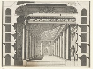 Galerie avec colonnes corinthiennes