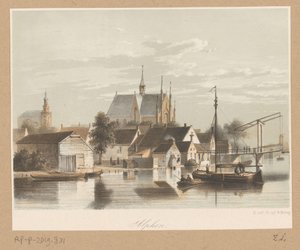 Vue sur Alphen aan den Rijn