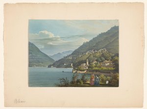 Vue de Blevio sur le lac de Côme