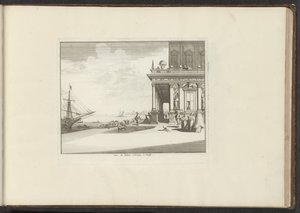 Vue du Palazzo Colinga à Venise - Anonymous