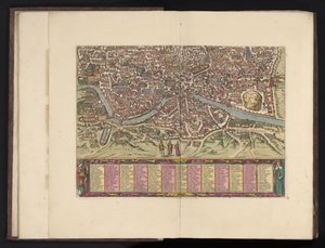 Vue aérienne de Rome