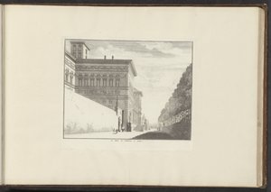 Vue sur la Villa Borghese à Rome