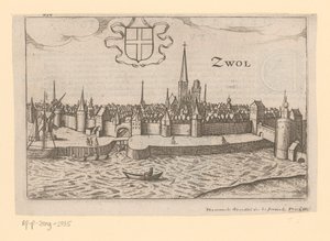 Vue de Zwolle depuis l