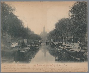 Vue sur le Turfmarkt et la Nieuwe Kerk à La Haye - Anonymous