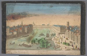 Vue de la Pont Notre-Dame à Paris