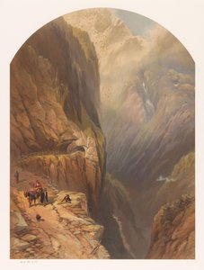 Vue sur le col de Tête Noire, peut-être près de Trient en Suisse
