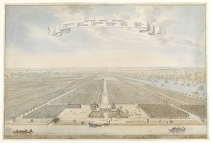 Vue de la plantation Cornelis Vriendschap au Suriname - Anonymous