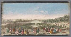 Vue des orangers de Versailles
