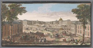 Vue de la façade du Palais de Versailles