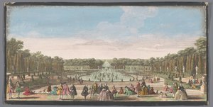 Vue du Bassin de Latone dans le jardin de Versailles