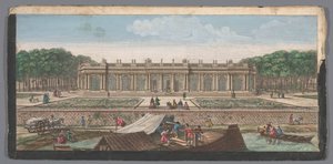 Vue du Grand Trianon dans le Jardin de Versailles