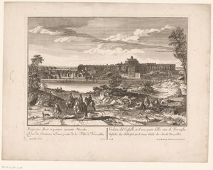 Vue du Palais de Versailles et d