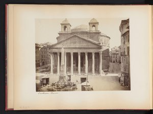 Vue du Panthéon à Rome, Italie - Anonymous