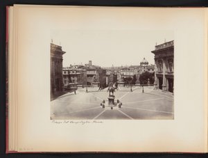 Vue sur la Piazza del Campidoglio à Rome, Italie - Anonymous