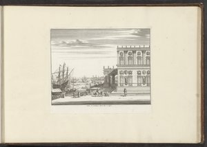 Vue du palais du cardinal Montalto à Naples - Anonymous