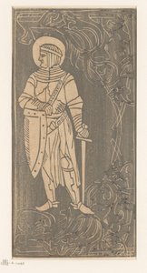 Saint en tenue de guerrier - Anonymous