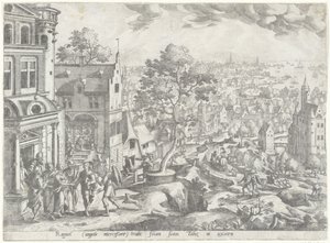 Mariage de Tobie et Sara (Paysages avec scènes de l