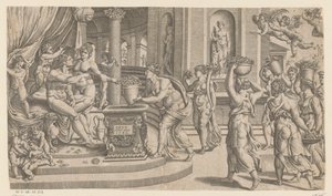 Mariage de Vertumne et Pomone - Anonymous
