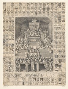 Charles Ier ouvre la session du Parlement, 1628