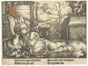 Enfant couché près d