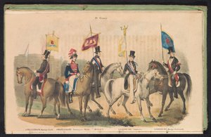 Costumes et bannières des gardes d