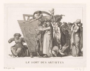 Artiste se cachant des réactions de son public (Le Sort des Artistes) - Anonymous