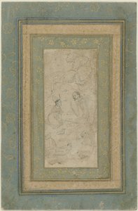 Laila et Majnun dans le désert - Anonymous