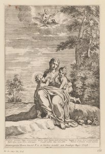 Latone avec Diane et Apollon à Délos - Anonymous